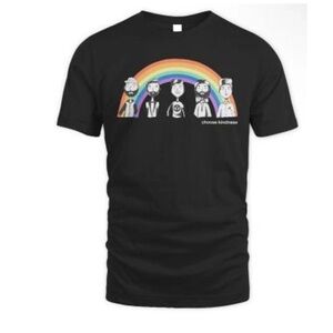 Queer Eye Black Rainbow Pride Choose Kindness Men's Medium T-Shirt | LGBTQ